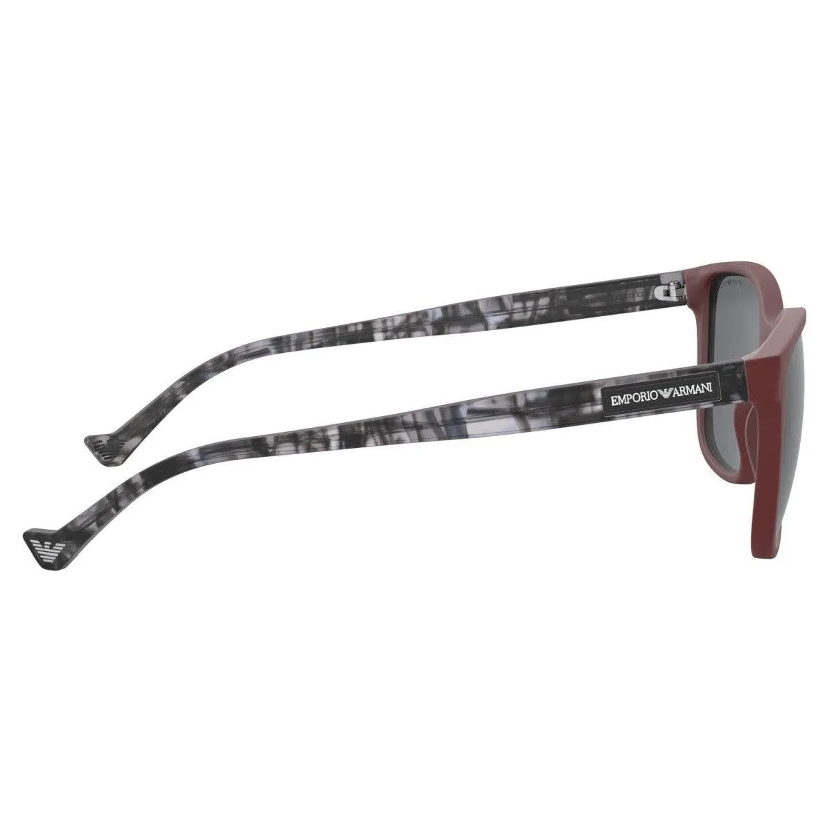 Emporio Armani Men's Sunglasses - Grey Lenses Matte Bordeaux Frame | EA4139 5751