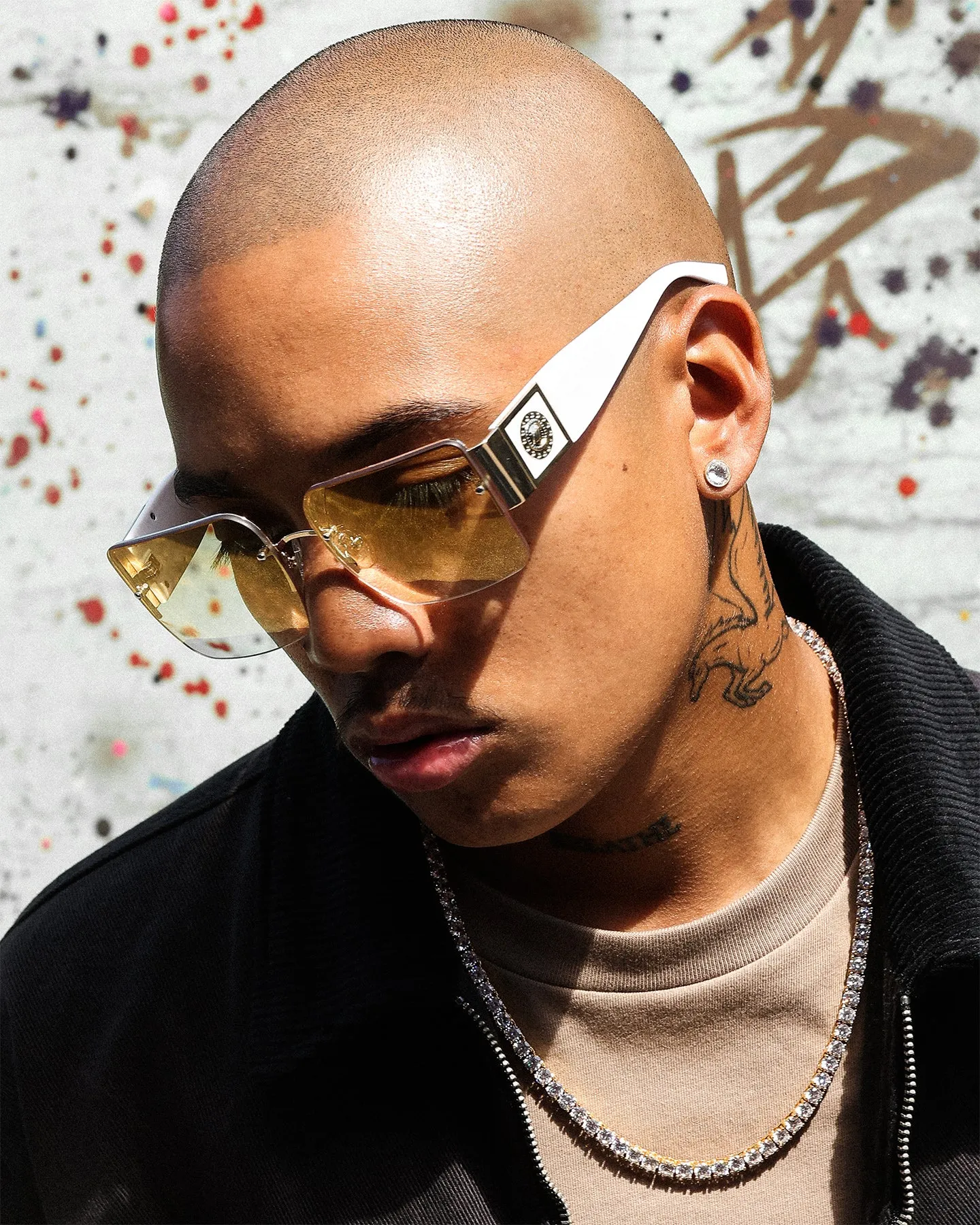Le Specs What I Want Limited Edition Sunglasses Bright Gold