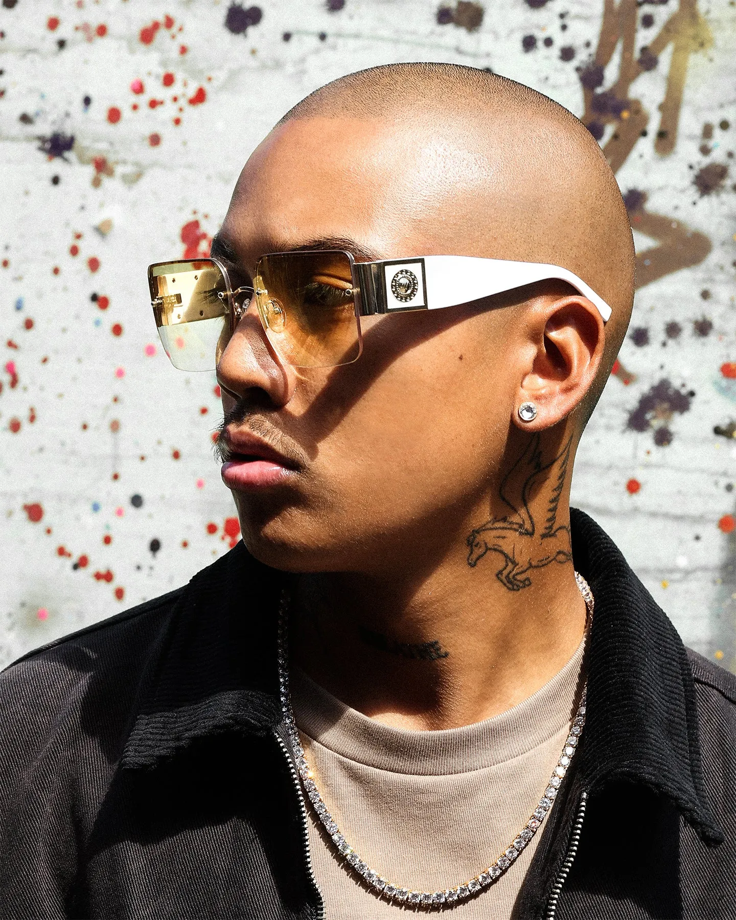 Le Specs What I Want Limited Edition Sunglasses Bright Gold