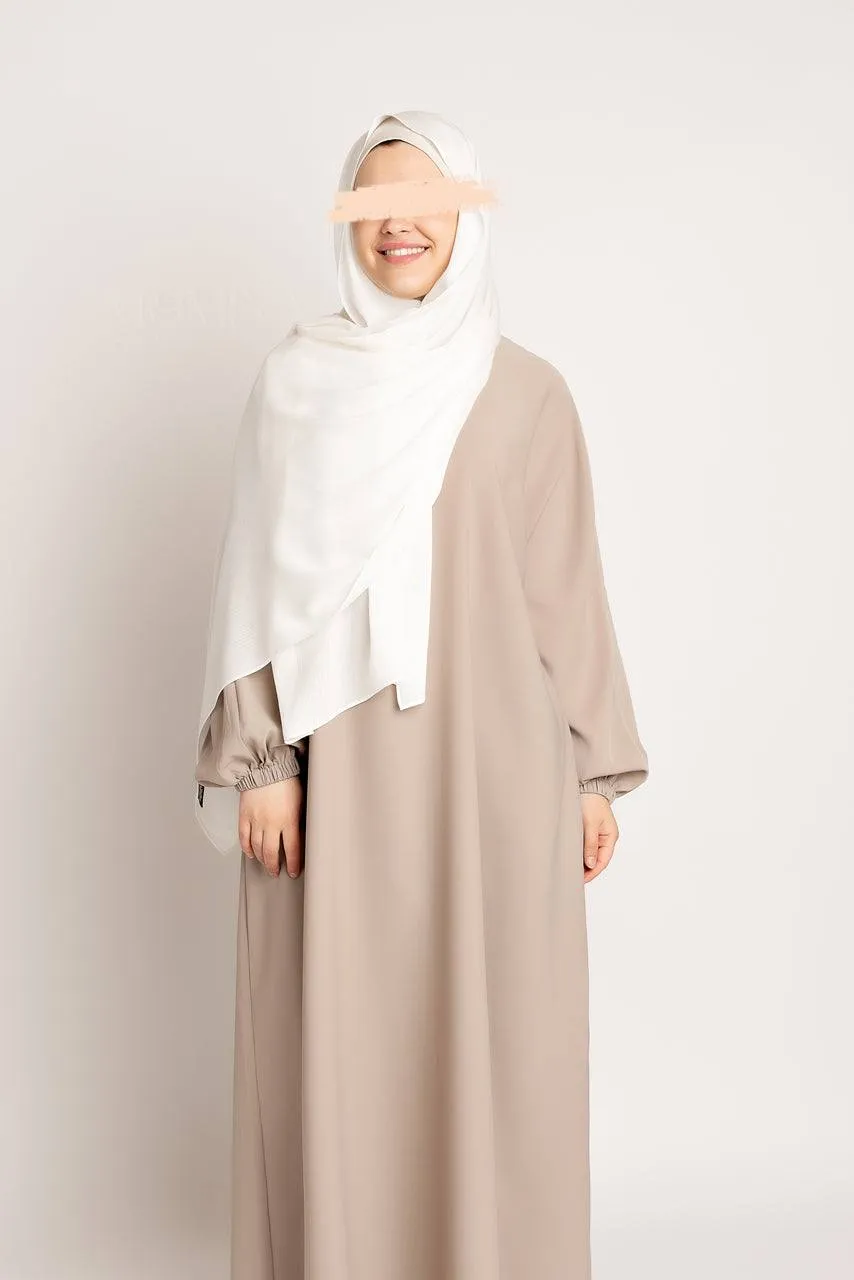 Premium Rayon Hijab - Swan White