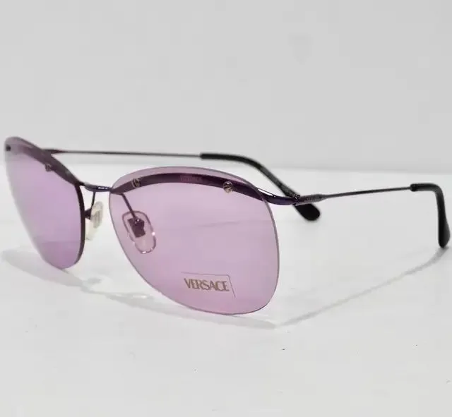 Versace 1990s Purple Sunglasses